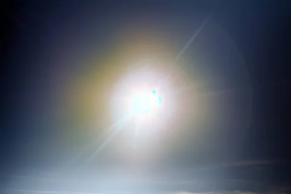 Sun Halo Mock Sun Solar Halo Optical Phenomenon Refracted Ice —  Fotos de Stock