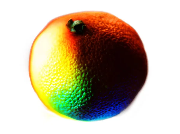 Mandarin Licht Des Regenbogens Das Konzept Maximaler Freude Der Farbe — Stockfoto