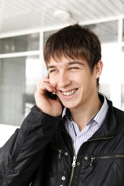 Adolescente con telefono — Foto Stock