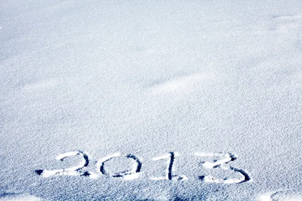 2013 on snow — Stockfoto