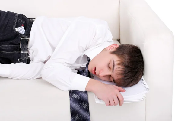 Student sleeping — Stock Photo, Image