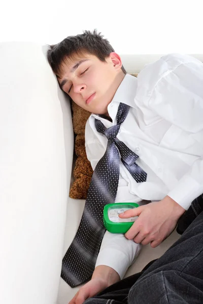 Student sleeping — Stock Photo, Image