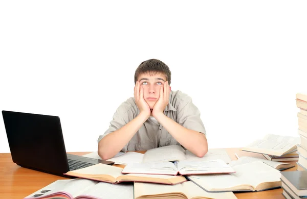 Gelangweilte Studentin — Stockfoto