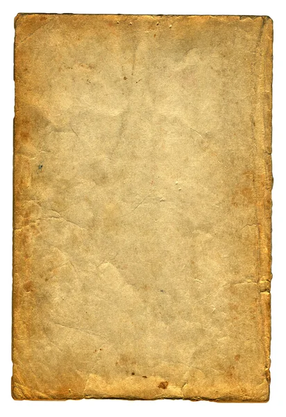 Old Paper Isolated — Stock Photo, Image