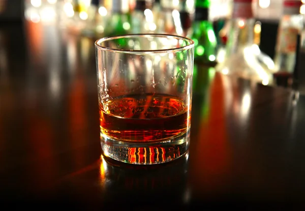 Whisky glas — Stockfoto