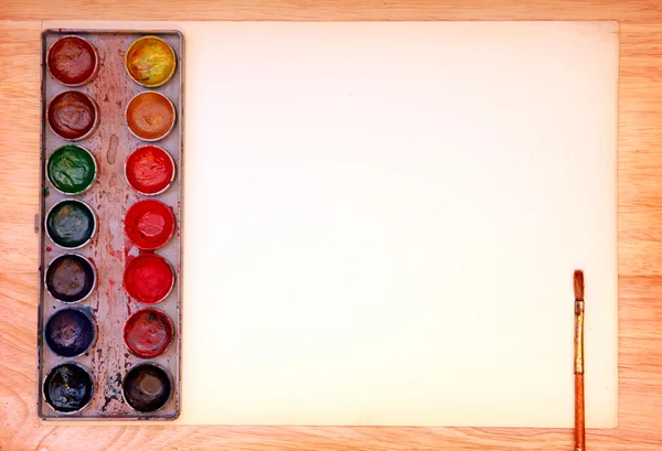 Kit de pintura — Fotografia de Stock