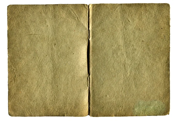 Vecchio libro vuoto isolato — Foto Stock
