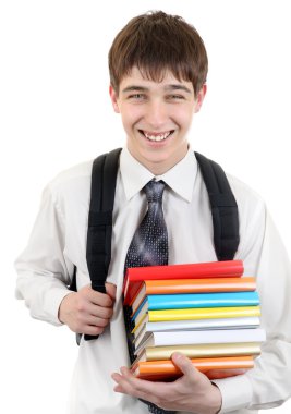 bir kitap ile öğrenci