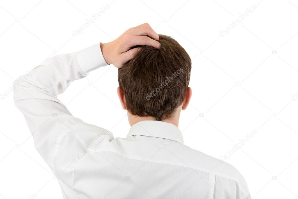 Man Scratching his Head
