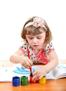 küçük kız çizim