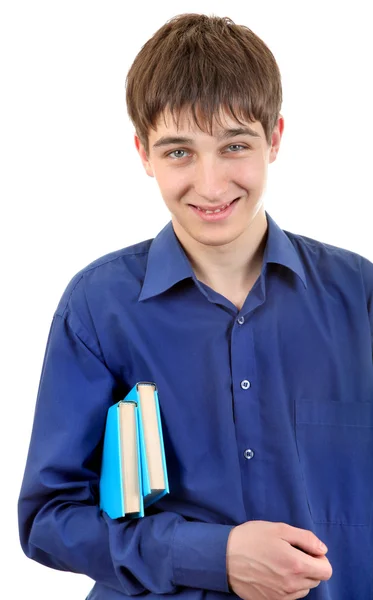 Student met een boeken — Stockfoto