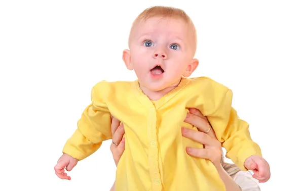 Niño bebé sorprendido — Foto de Stock