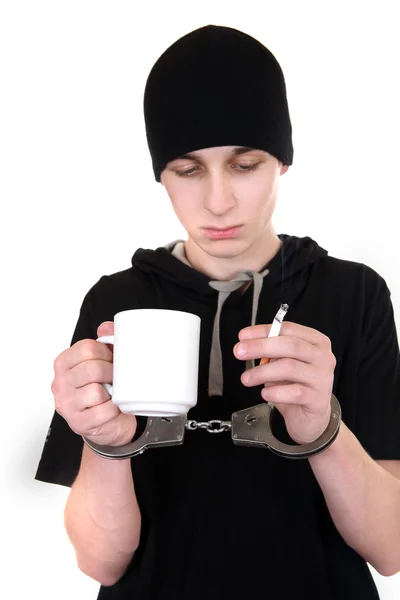 Man in Handcuffs — Stock Photo, Image