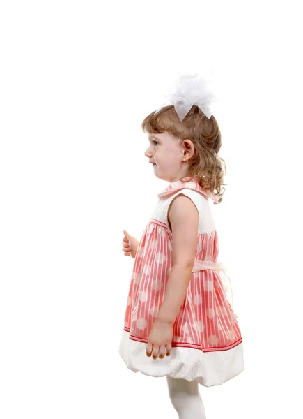 Side view a Little Girl — Stock Photo, Image