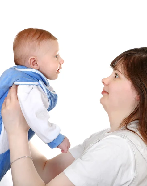 Ung mor och barn — Stockfoto