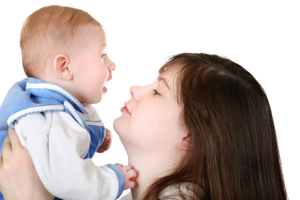 Giovane madre e bambino — Foto Stock