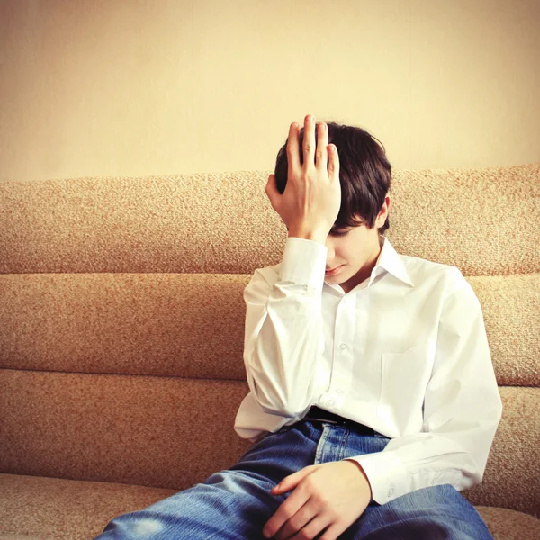 Triste adolescente — Foto de Stock