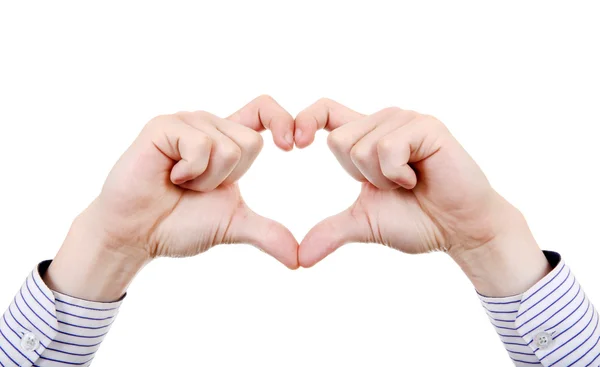 Hands in Heart shape — Stock Photo, Image