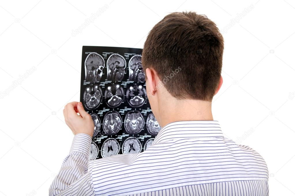 Young Man with Tomography