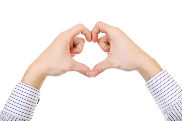 Ręce w kształcie serca — Zdjęcie stockowe