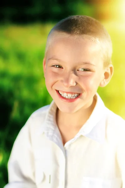 Happy Kid Outdoor — Stock Photo, Image