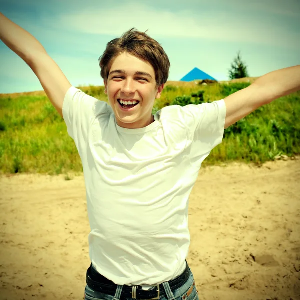 Happy Teenager outdoor — Stock Photo, Image