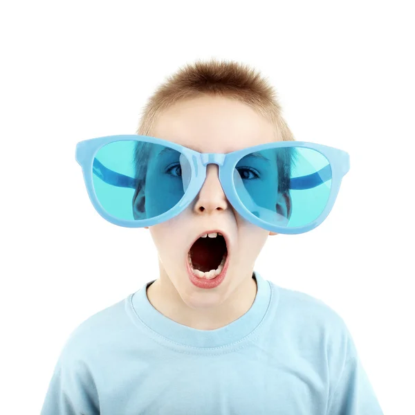 Enfant dans de grandes lunettes — Photo