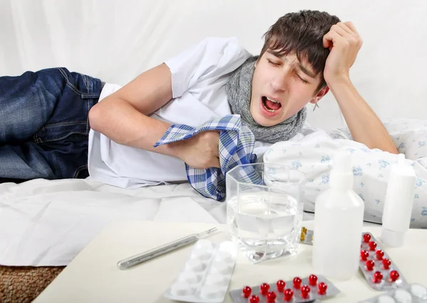 Sick Teenager — Stock Photo, Image