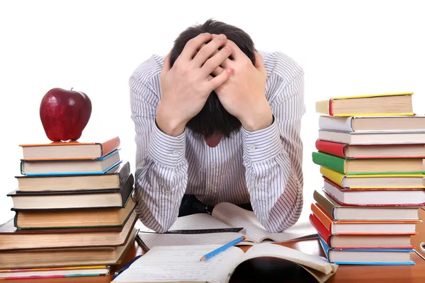 Estudiante cansado — Foto de Stock