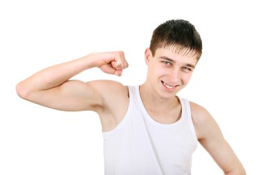 Genç kas esneme