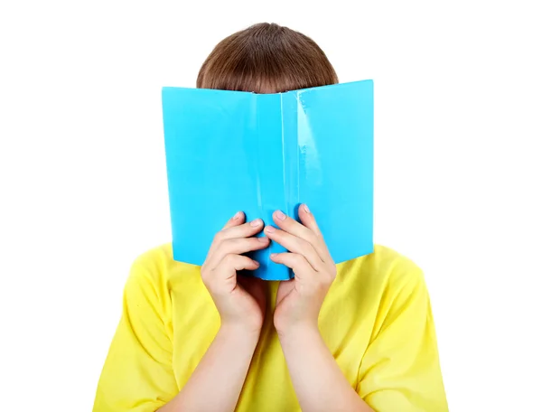 Jongen met het boek — Stockfoto