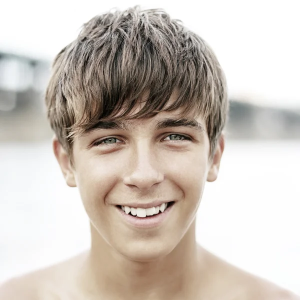 Teenager on the Beach — Stock Photo, Image