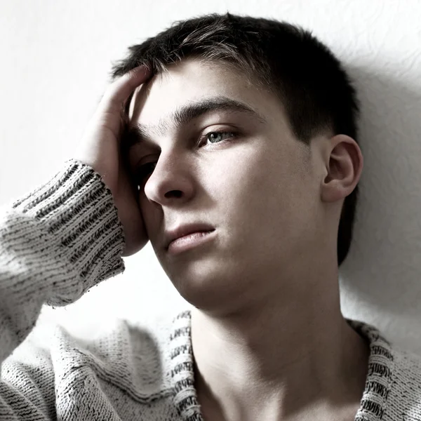 Smutný teenager — Stock fotografie