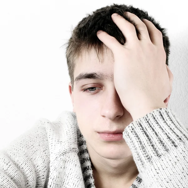 Triste adolescente — Foto de Stock