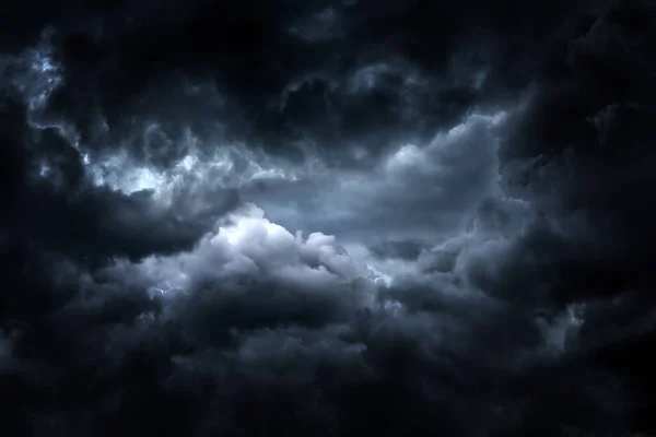 Dramatische Donkere Wolken Voor Onweer Regen — Stockfoto