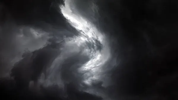 Размытый Вихрь Темных Грозовых Облаках — стоковое фото
