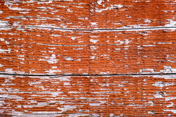 Old Wooden Board Weathered Brown Paint — Stock Photo, Image