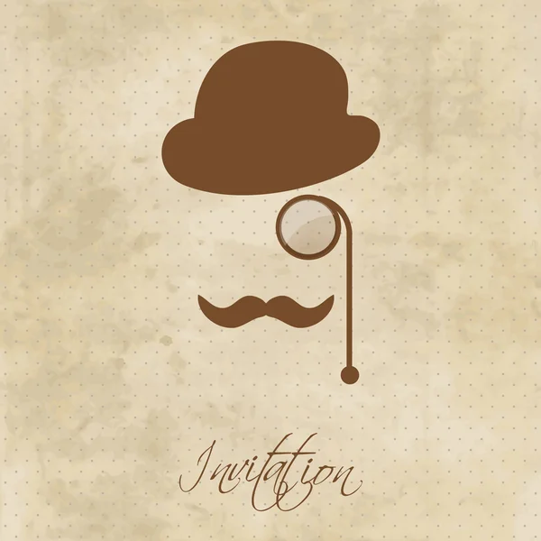 Vintage bey portresi