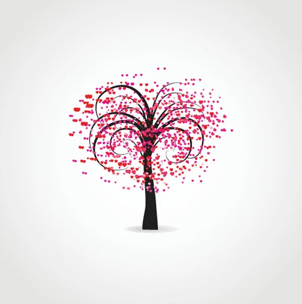 Arbre vectoriel stylisé — Image vectorielle