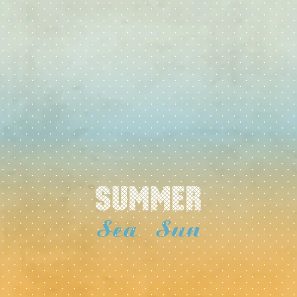 Summer grunge background. Easy editable — Stock Vector