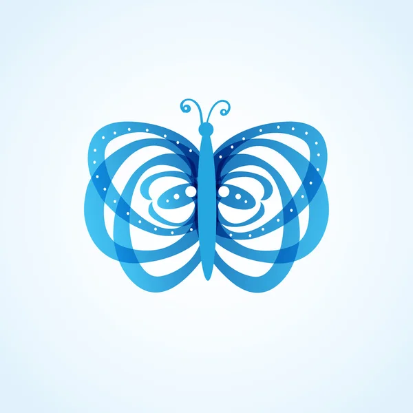 Arka planda butterflys — Stok Vektör