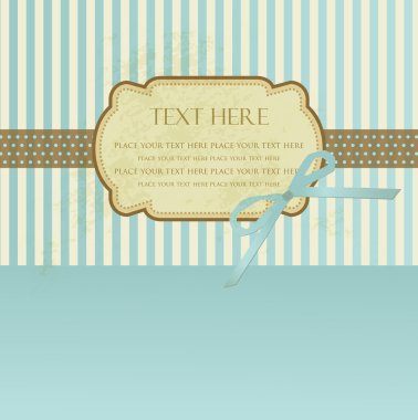 Vintage çerçeve metin için yer ile