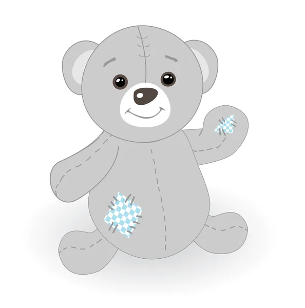 Toys - Teddy bear — Stock Vector
