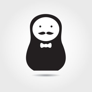 Rus matrioshka bebeğini düşün. Erkek.