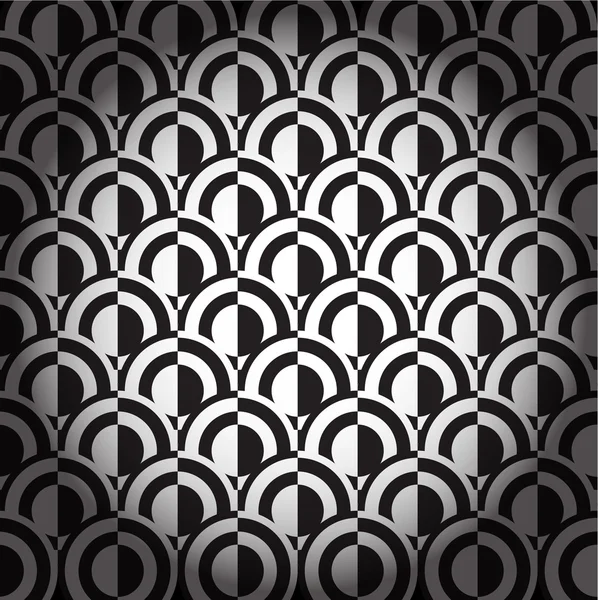 Black and white geometric background — Stock Vector