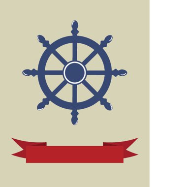 Geminin direksiyonu beyazda izole edilmiş.