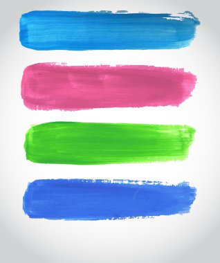 çok renkli parlak afiş boyalı