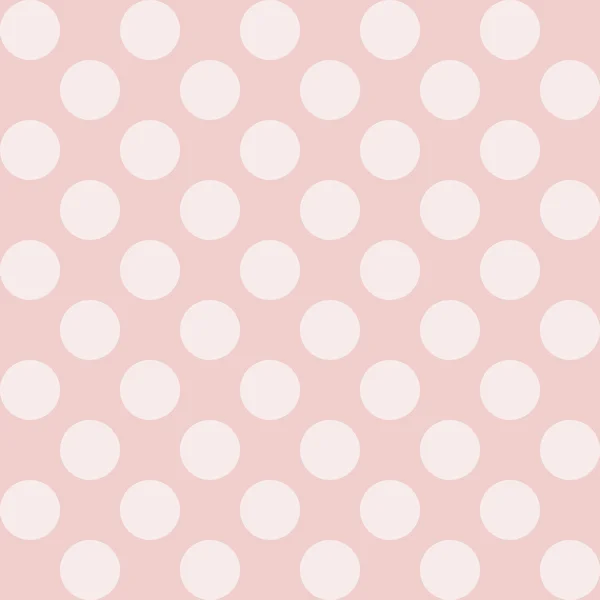 Seamless polka dot vintage pattern — Stock Vector