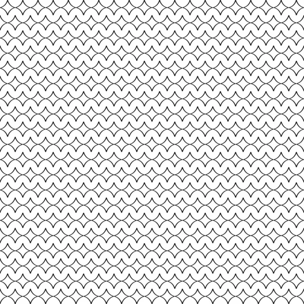 Geometrical black and white seamless pattern — Stock Vector