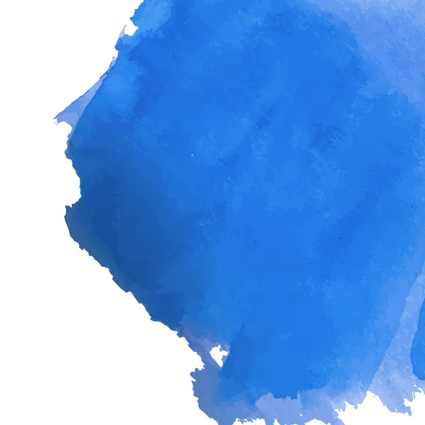 Bandiera blu acquerello sfondo — Vettoriale Stock